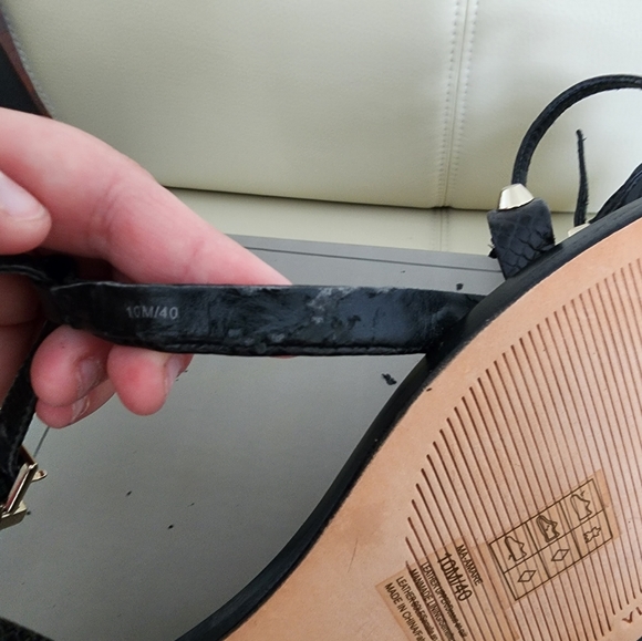 BCBG MaxAzria Black Sandals - Picture 3 of 3